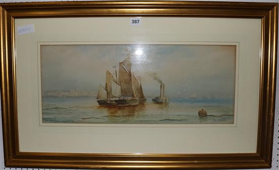 Turner watercolour (in the style of) - off Yarmouth